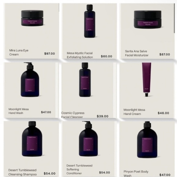 TwentyNine Palms Shampoo and Conditioner 16.9 Fl oz $108 retail - Picture 3 of 7